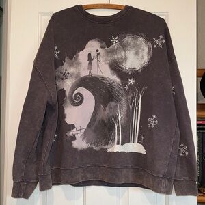 Disney Tim Burton The Nightmare Before Christmas Sweatshirt Sweater - L Large